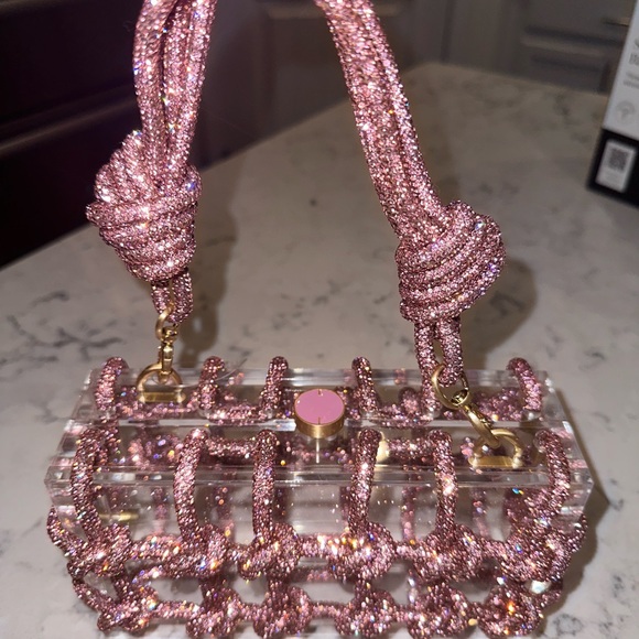 Cult Gaia Bess rhinestone shoulder bag - Picture 11 of 14